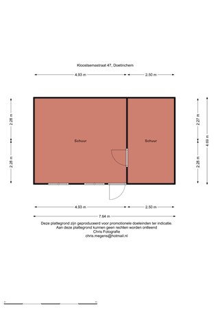 Floorplan - Klootsemastraat 47, 7009 CE Doetinchem